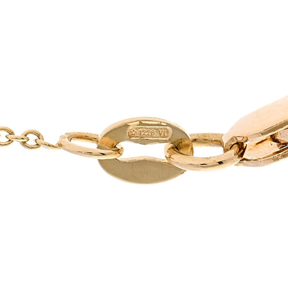 Roberto Coin 18K Yellow Gold Diamond Heart Station Necklace 5 of 5