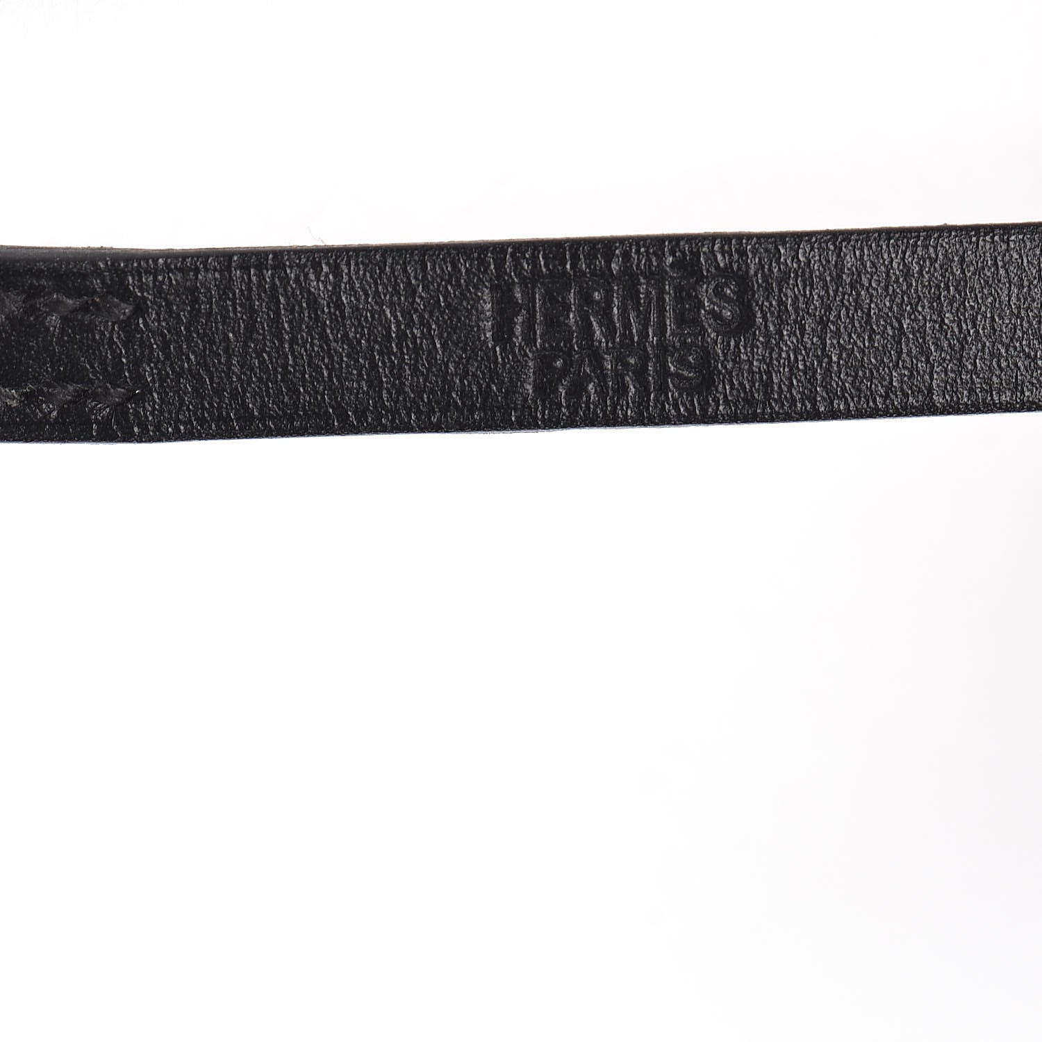 Hermes Chamonix Hapi 3MM Triple Tour Wrap Bracelet S Black 4 of 6