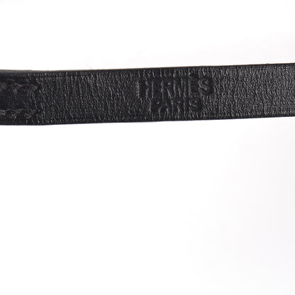 Hermes Chamonix Hapi 3MM Triple Tour Wrap Bracelet S Black 4 of 6