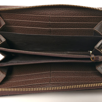 Gucci GG Supreme Monogram Web Ophidia Zip Around Wallet Brown 5 of 9