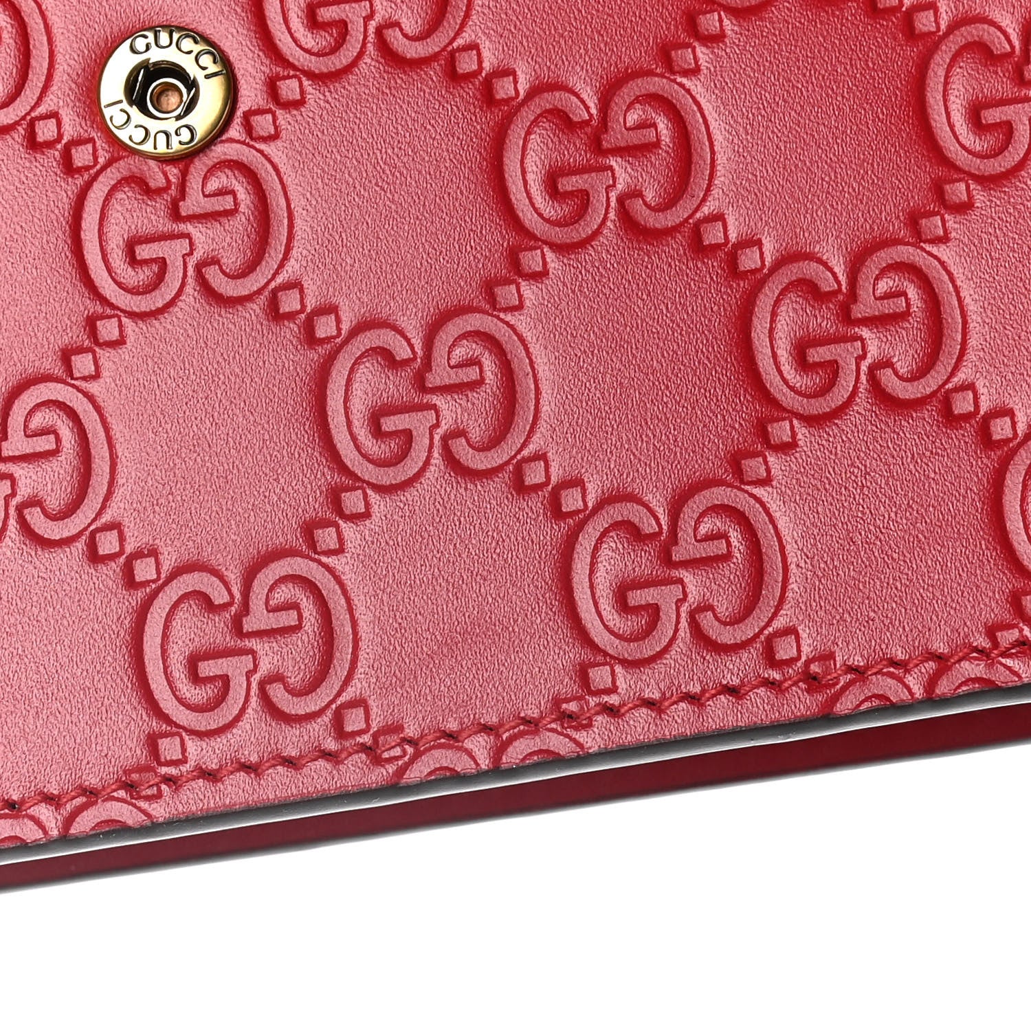 Gucci Guccissima Mini Cherry Chain Bag Hibiscus Red 13 of 13