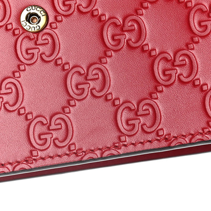 Gucci Guccissima Mini Cherry Chain Bag Hibiscus Red 13 of 13