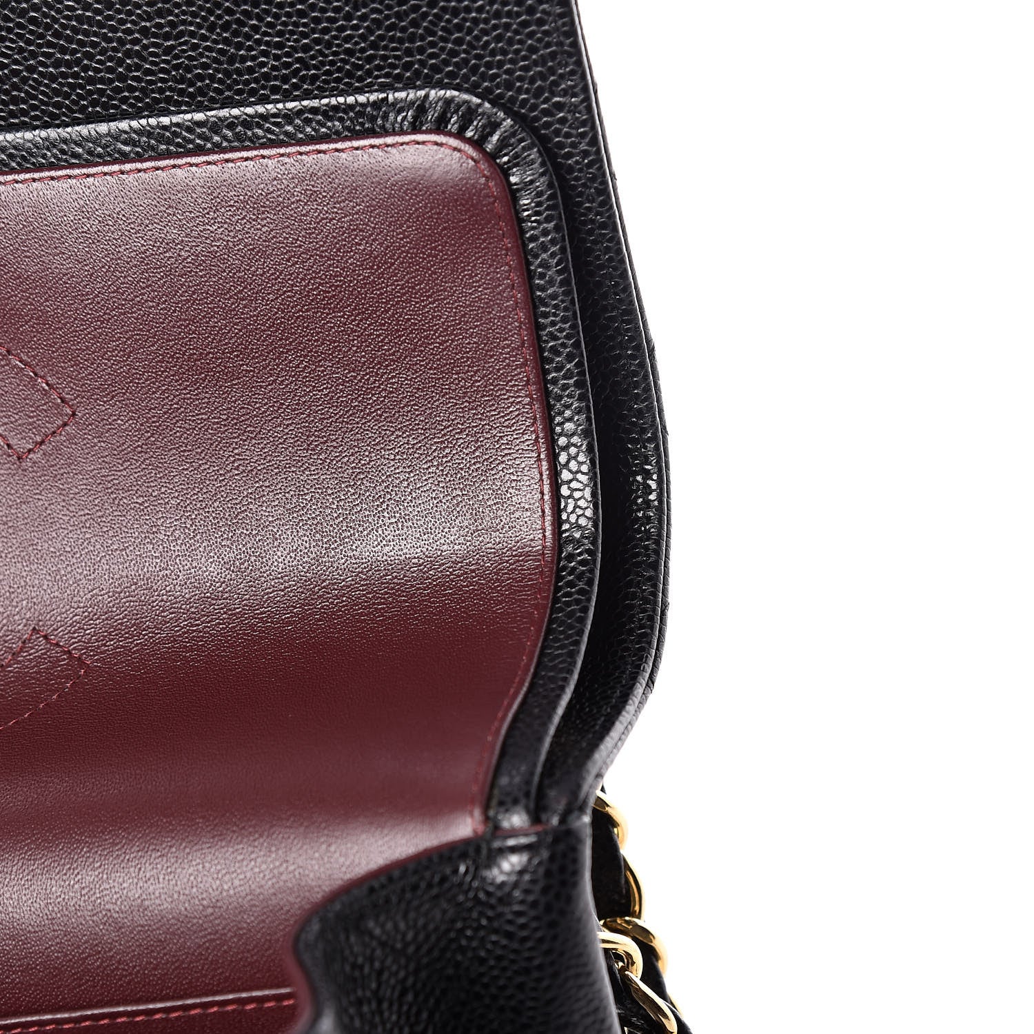 Chanel Caviar Quilted Jumbo Double Flap Black 17 of 19