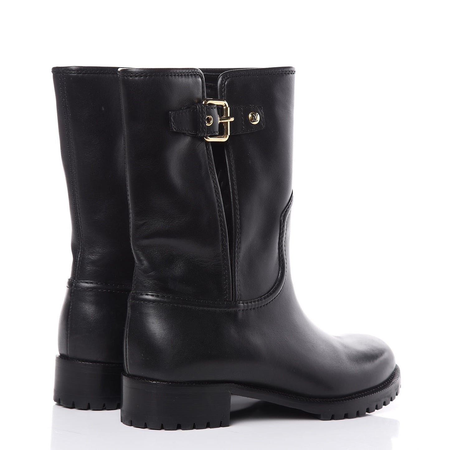 Calfskin Monogram Suzy Boots 36.5 Black