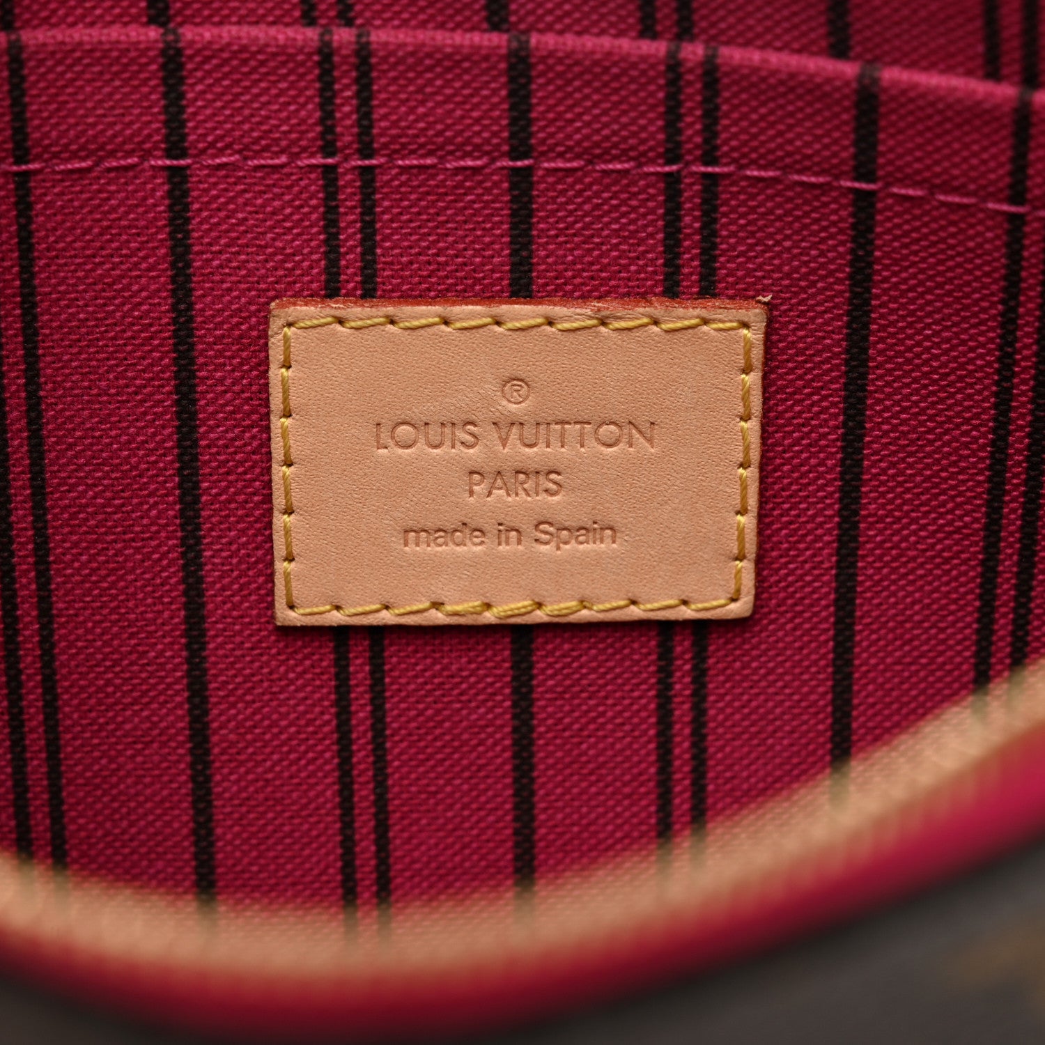 Louis Vuitton Monogram Neverfull MM GM Pochette Pivoine 6 of 6