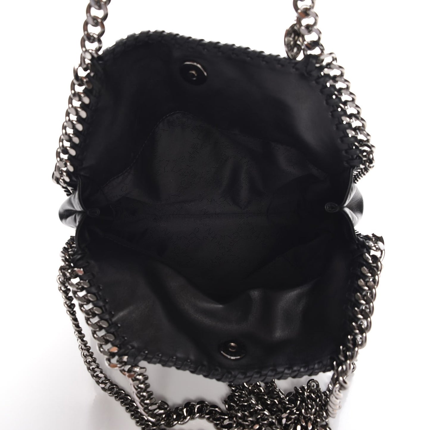 Alter Nappa Embossed Mini Star Falabella Tote Black