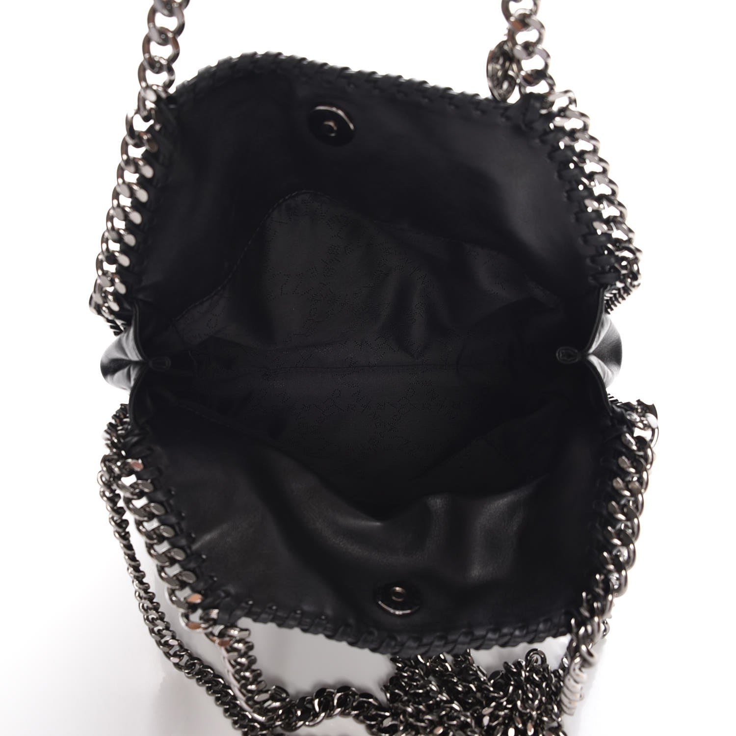 Stella McCartney Alter Nappa Embossed Mini Star Falabella Tote Black 6 of 7