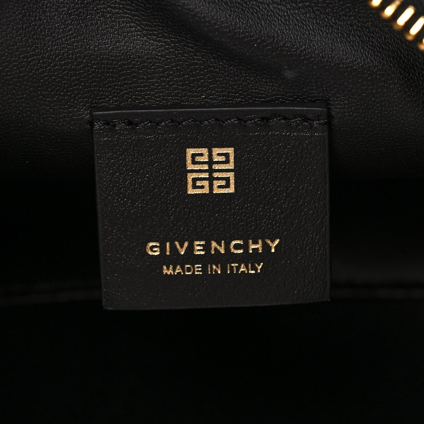 Coated Canvas Logo 4G Embossed Small Moon Cut Out Shoulder Bag Black