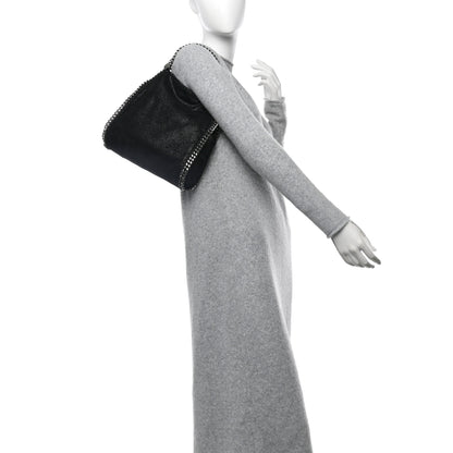 Stella McCartney Shaggy Deer Mini Falabella Tote Black 2 of 9