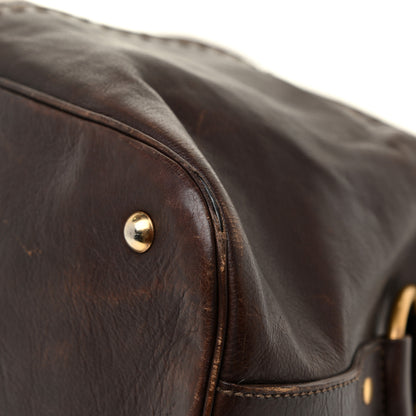 Saint Laurent Calfskin Oversized Muse Dark Brown 23 of 29