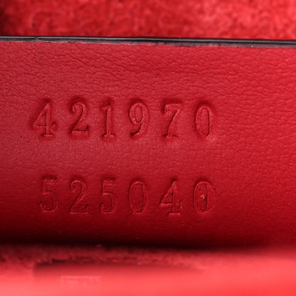 Gucci GG Supreme Monogram Suede Mini Dionysus Shoulder Bag Beige Ebony Vulcanic Red 7 of 9