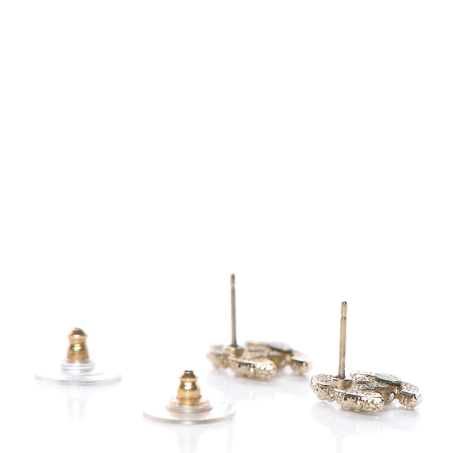 Pearl CC Earrings Light Gold