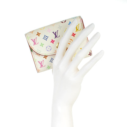 Louis Vuitton Monogram Multicolor Business Card Holder White Litchi 2 of 7