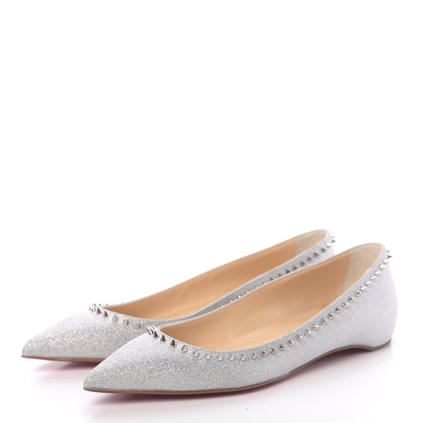 Mini Glitter Anjalina Flats 36.5 Silver