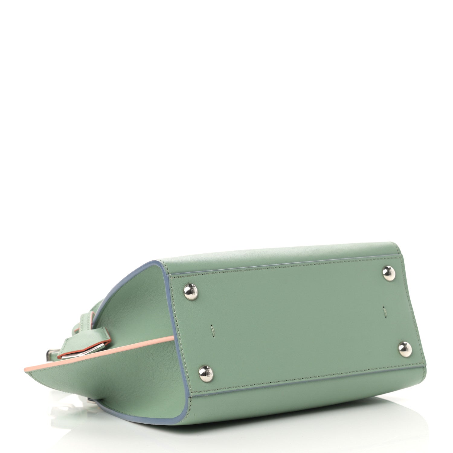 Fendi Vitello Dolce Mini 3jours Tote Menta 3 of 12