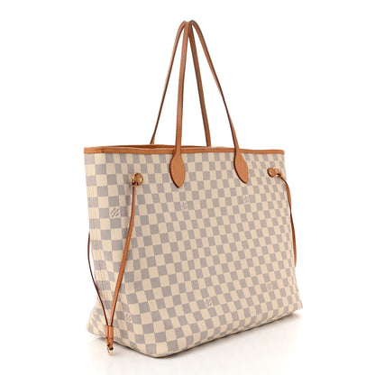 Louis Vuitton Damier Azur Neo Neverfull GM Rose Ballerine 4 of 12