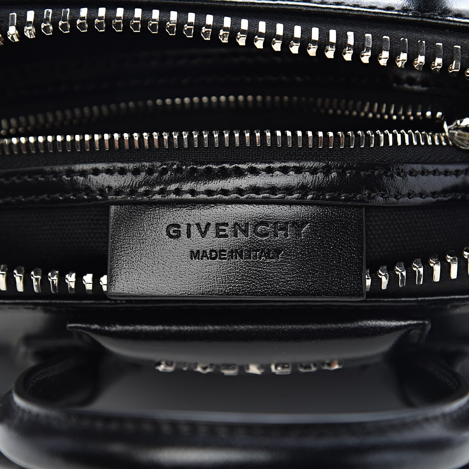Givenchy Shiny Lord Calfskin Mini Antigona Black 6 of 10