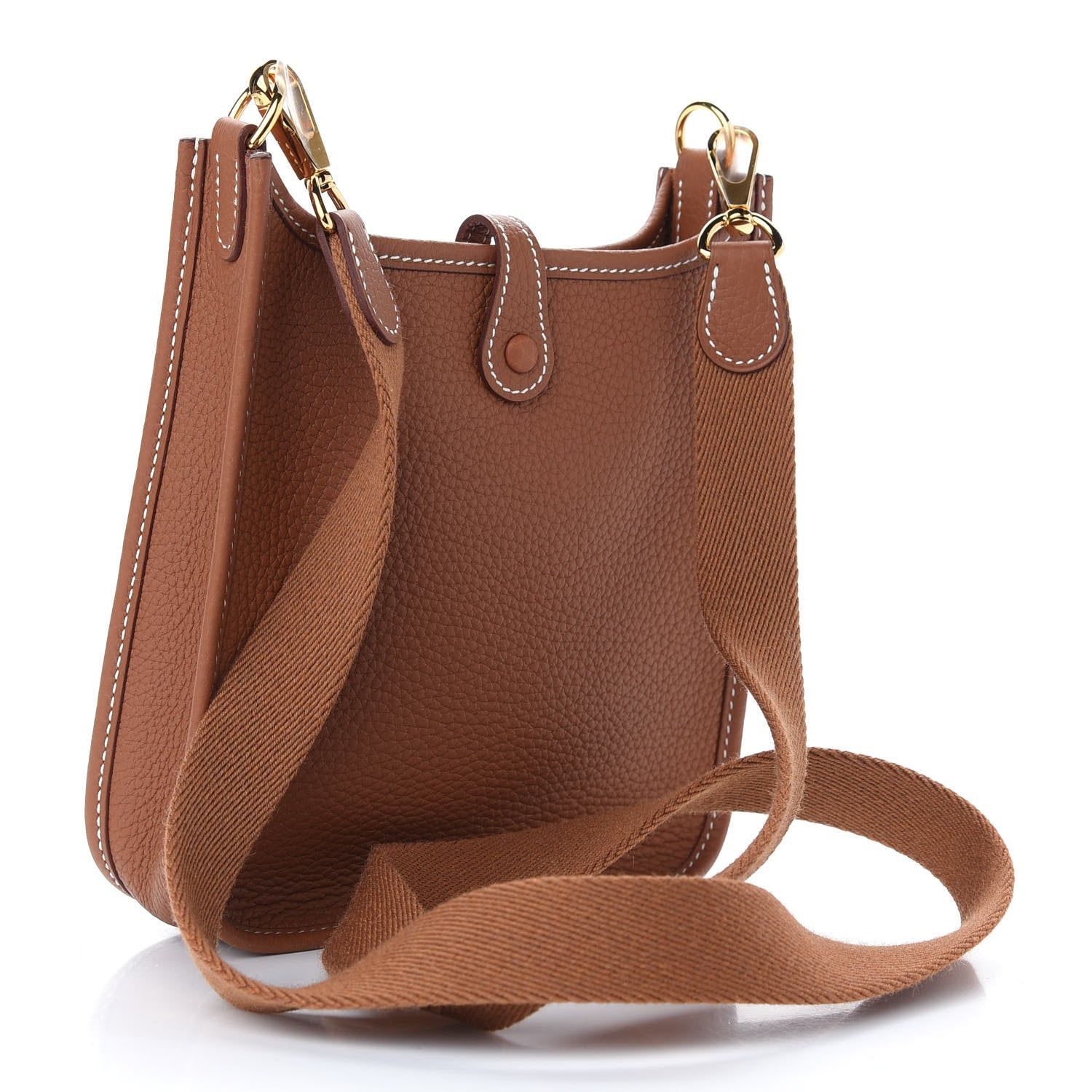 Hermes Taurillon Clemence Evelyne TPM Gold 3 of 9