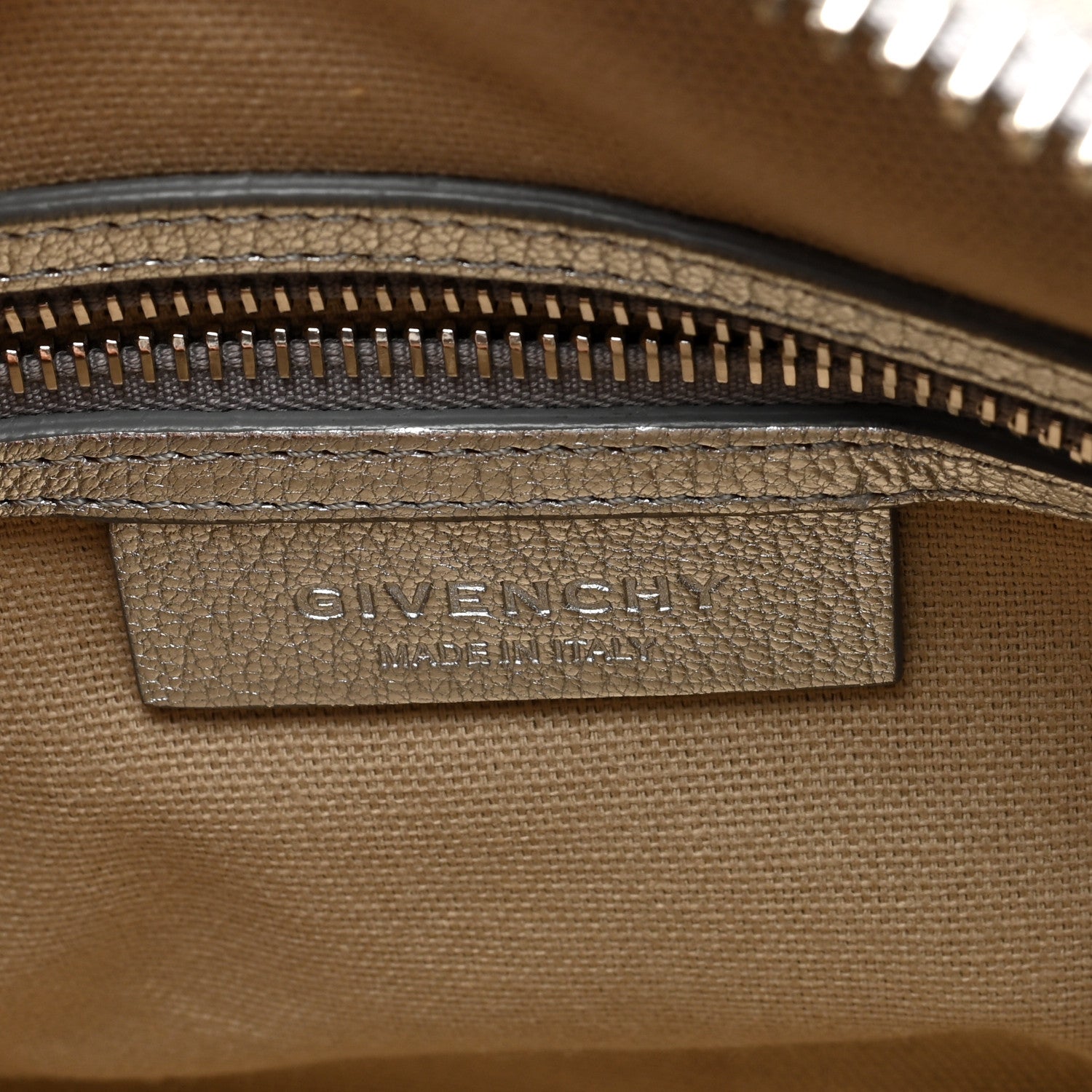 Givenchy Metallic Sugar Goatskin Mini Antigona Silver 6 of 10