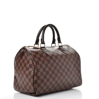 Louis Vuitton Damier Ebene Speedy 30 3 of 9