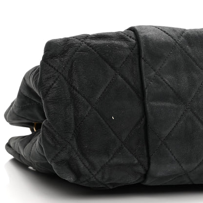 Chanel Iridescent Calfskin Large Chic Quilt Flap Black 9 of 10