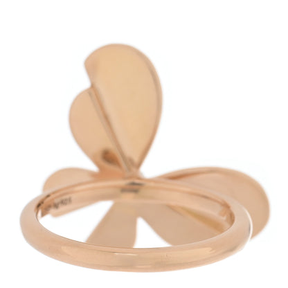 Tiffany 18K Rose Gold Sterling Silver Return to Tiffany Love Bugs Butterfly Ring 49 4.75 3 of 5