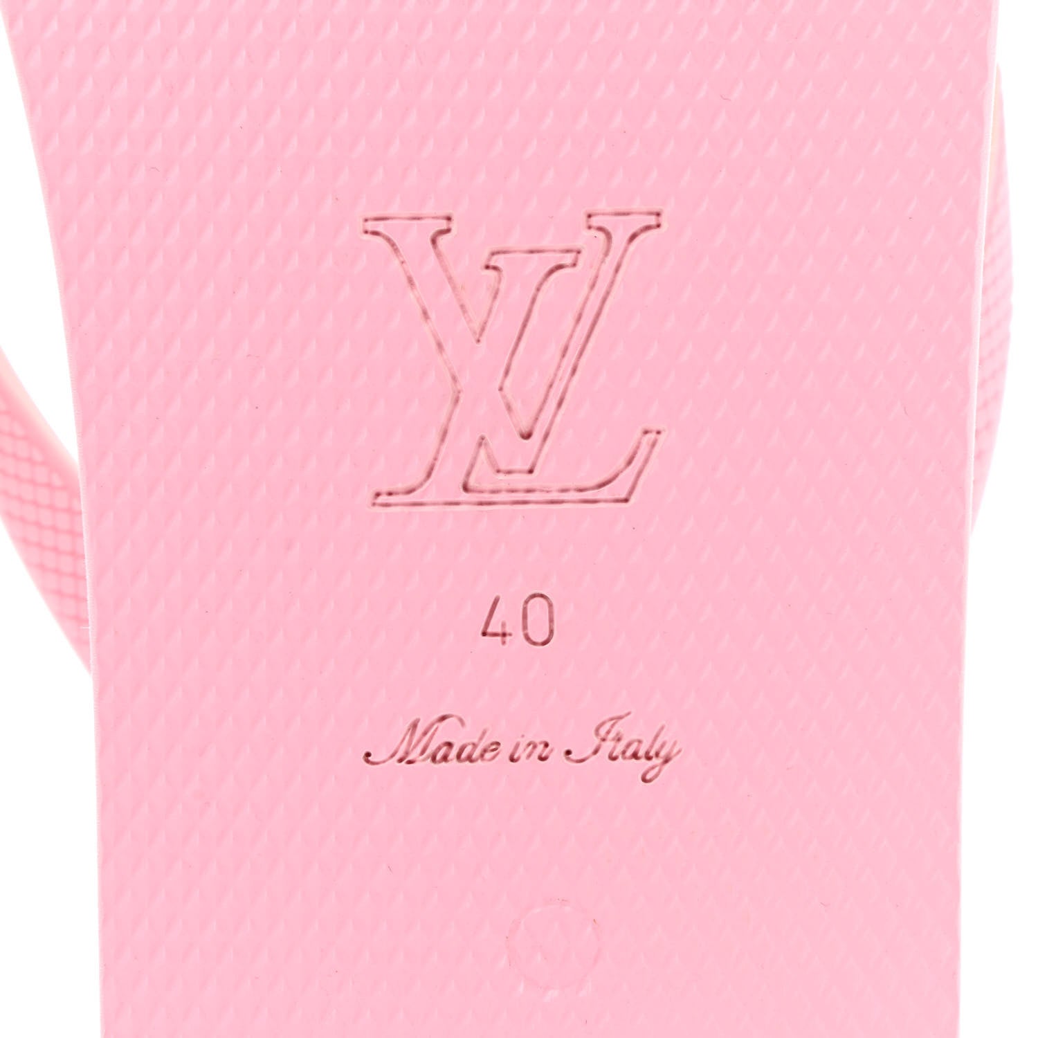 Louis Vuitton Rubber Arcade Flat Thong Sandals 40 Rose 6 of 10