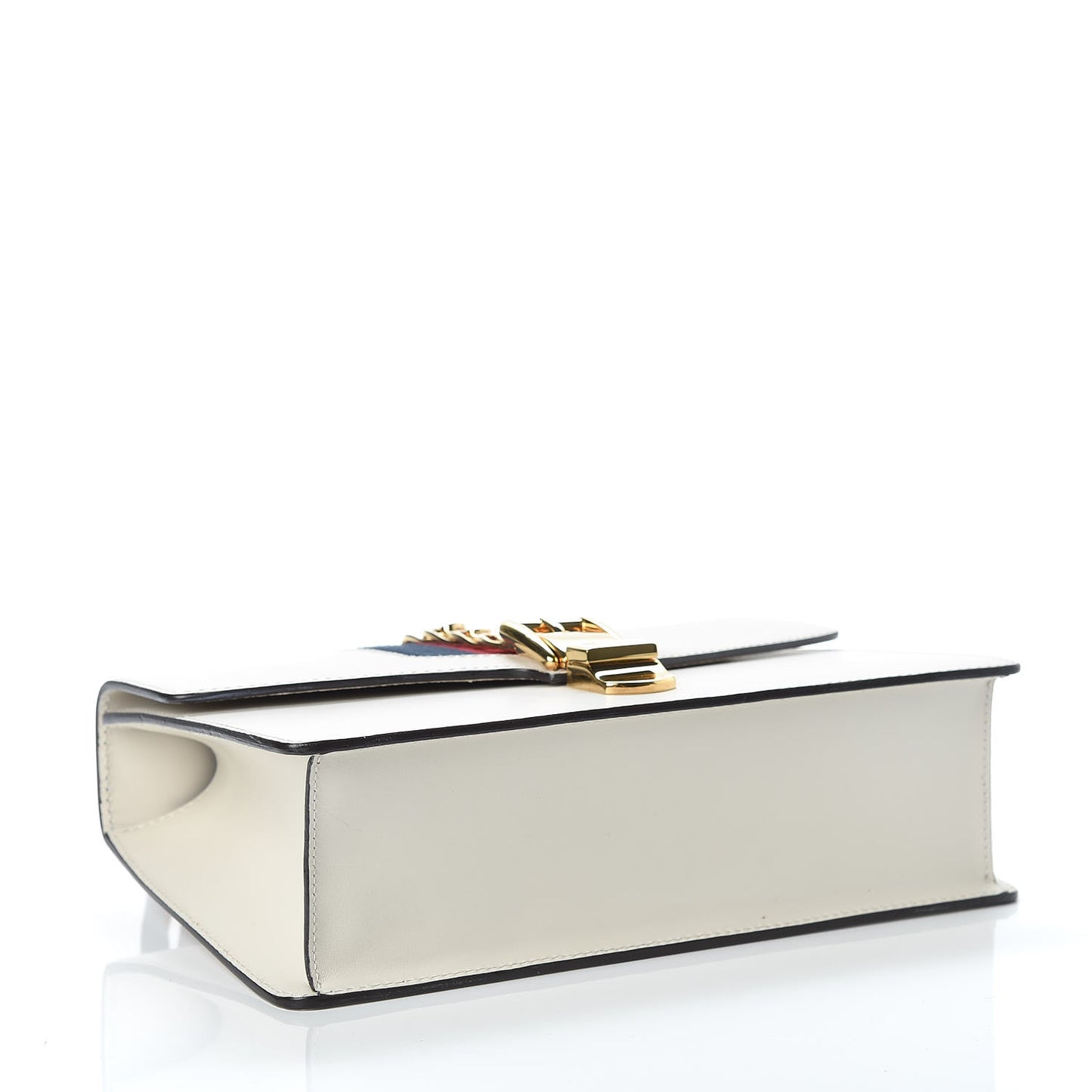Calfskin Small Sylvie Shoulder Bag Off White