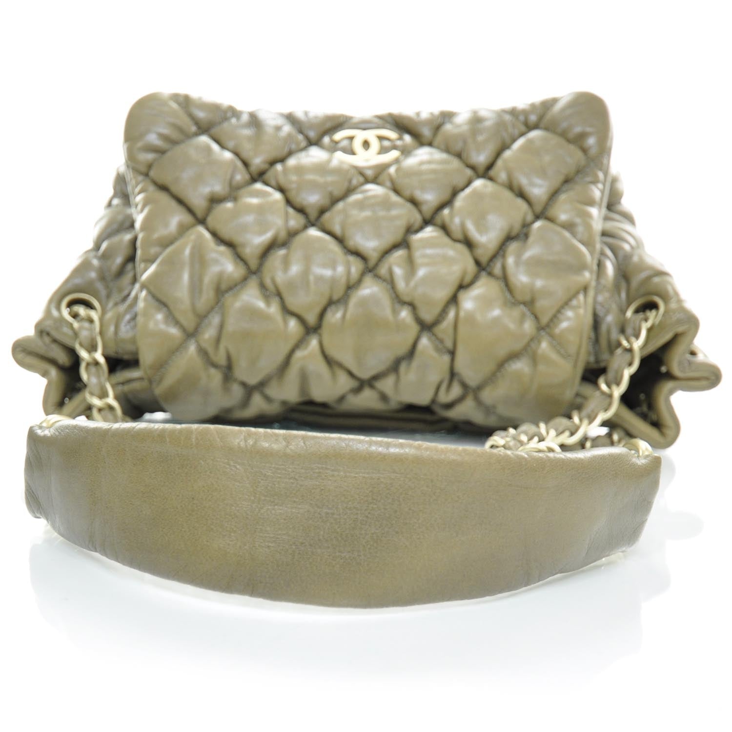 Chanel Leather Small Bubble Quilt Flap Bag 6 of 12