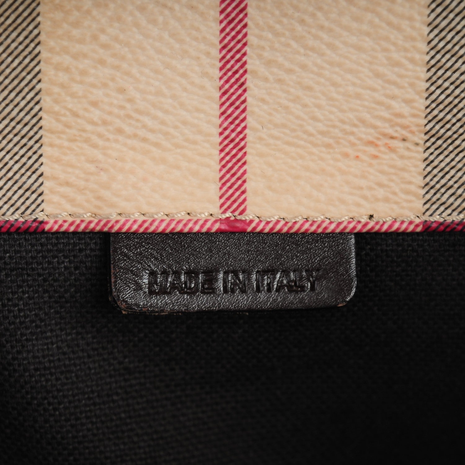 Burberry Haymarket Check Small Canterbury Tote Chocolate 7 of 10