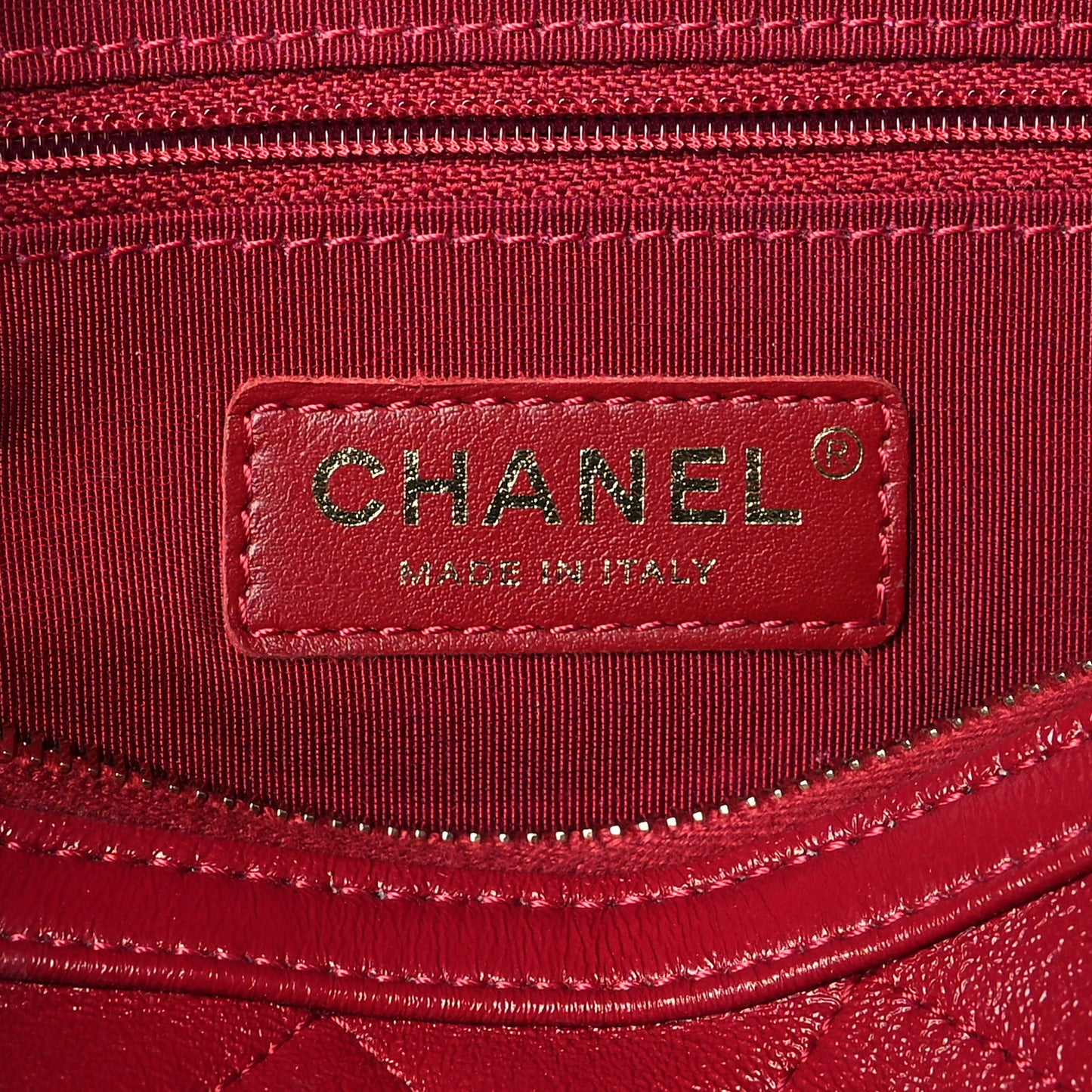 Shiny Lambskin Quilted Small Fashion Therapy Bowling Bag Dark Pink