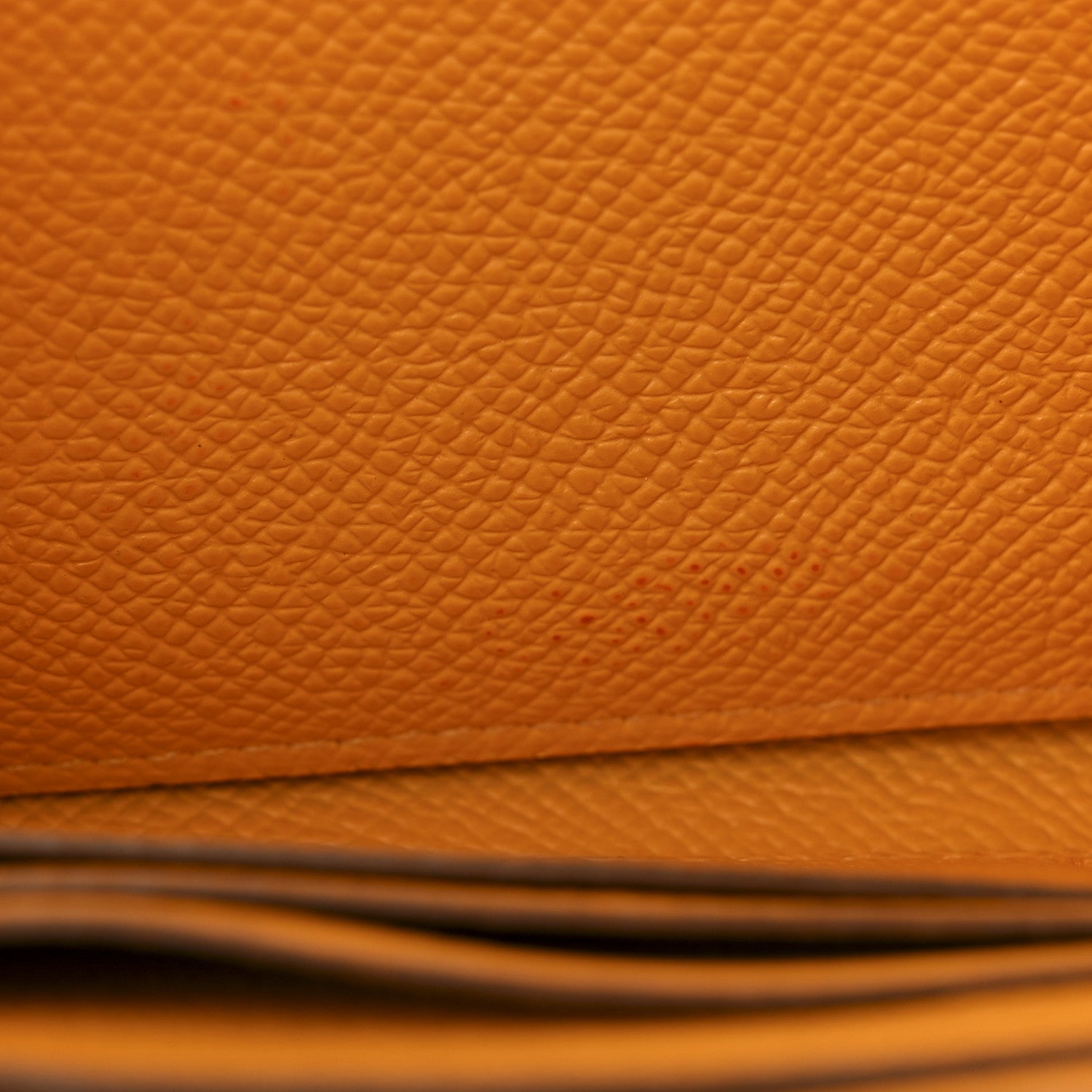 Hermes Epsom Kelly Longue Wallet Jaune Ambre 9 of 12