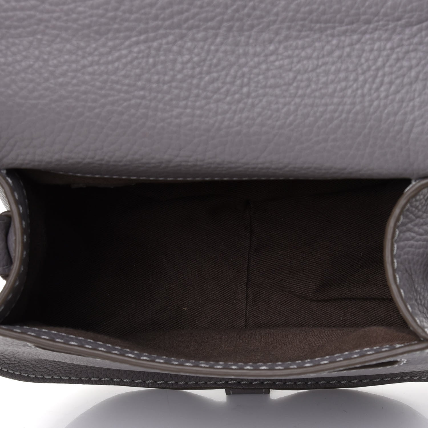 Chloe Calfskin Mini Marcie Round Crossbody Bag Cashmere Grey 4 of 4