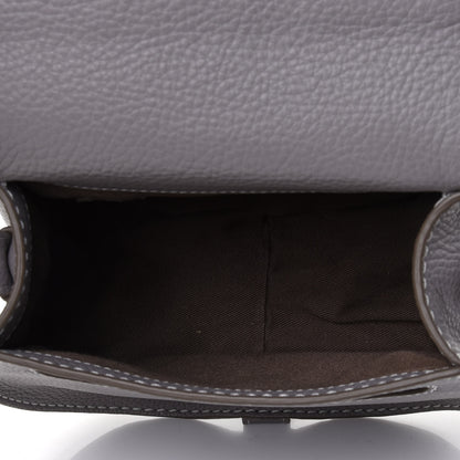 Chloe Calfskin Mini Marcie Round Crossbody Bag Cashmere Grey 4 of 4