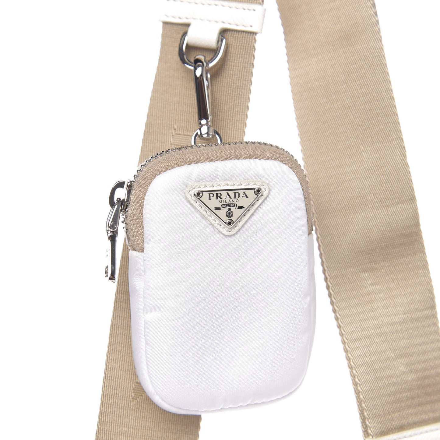 Nylon Re-Edition 2005 Shoulder Bag White