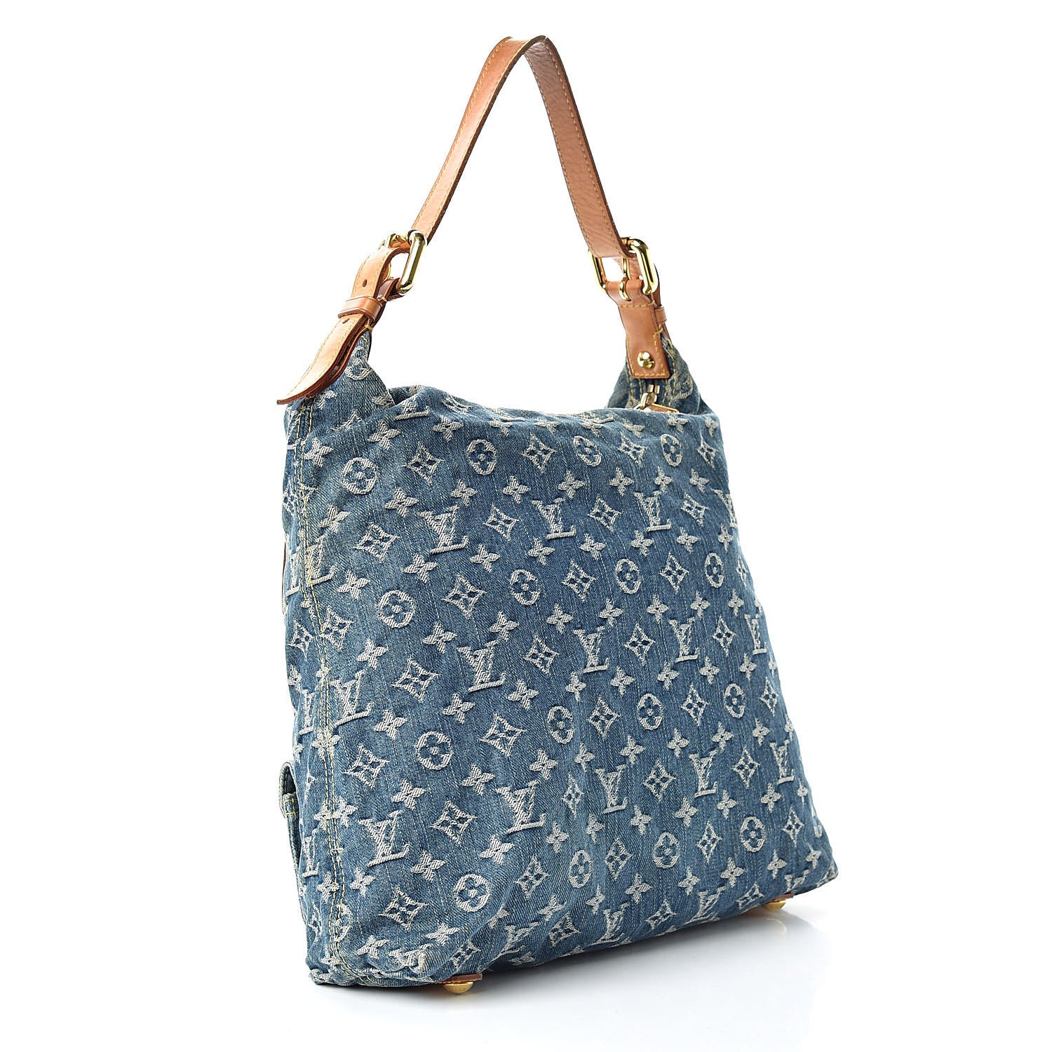 Louis Vuitton Denim Baggy GM Blue 3 of 11