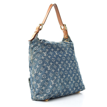 Louis Vuitton Denim Baggy GM Blue 3 of 11