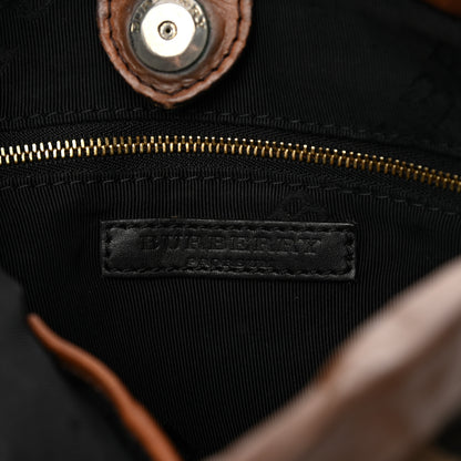Burberry Calfskin House Check Little Crush Tan 6 of 13
