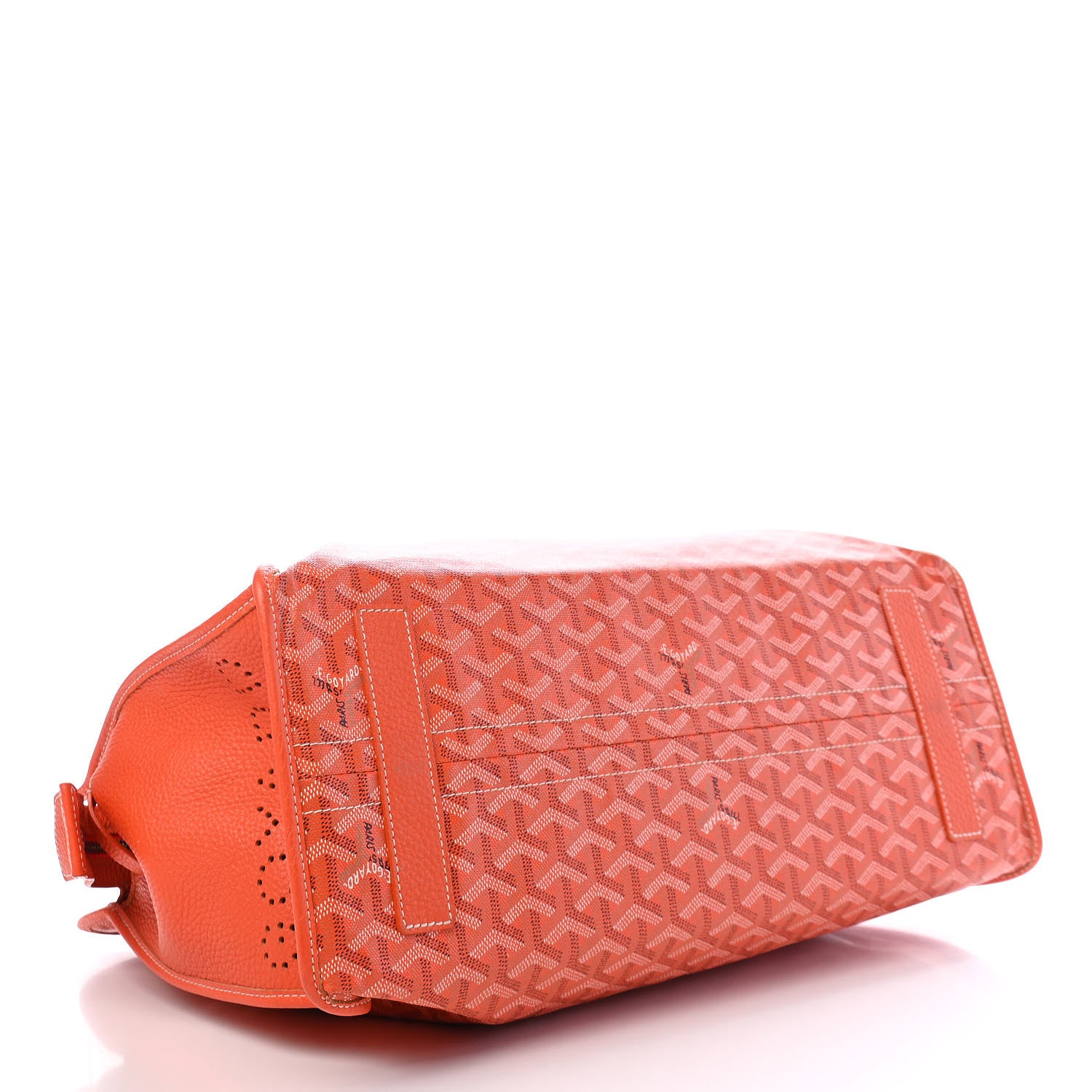 Goyard Goyardine Sac Hardy Pet Carrier PM Orange 4 of 9