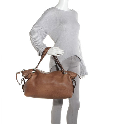 Gucci Leather Medium Bamboo Bar Tote Brown 2 of 7