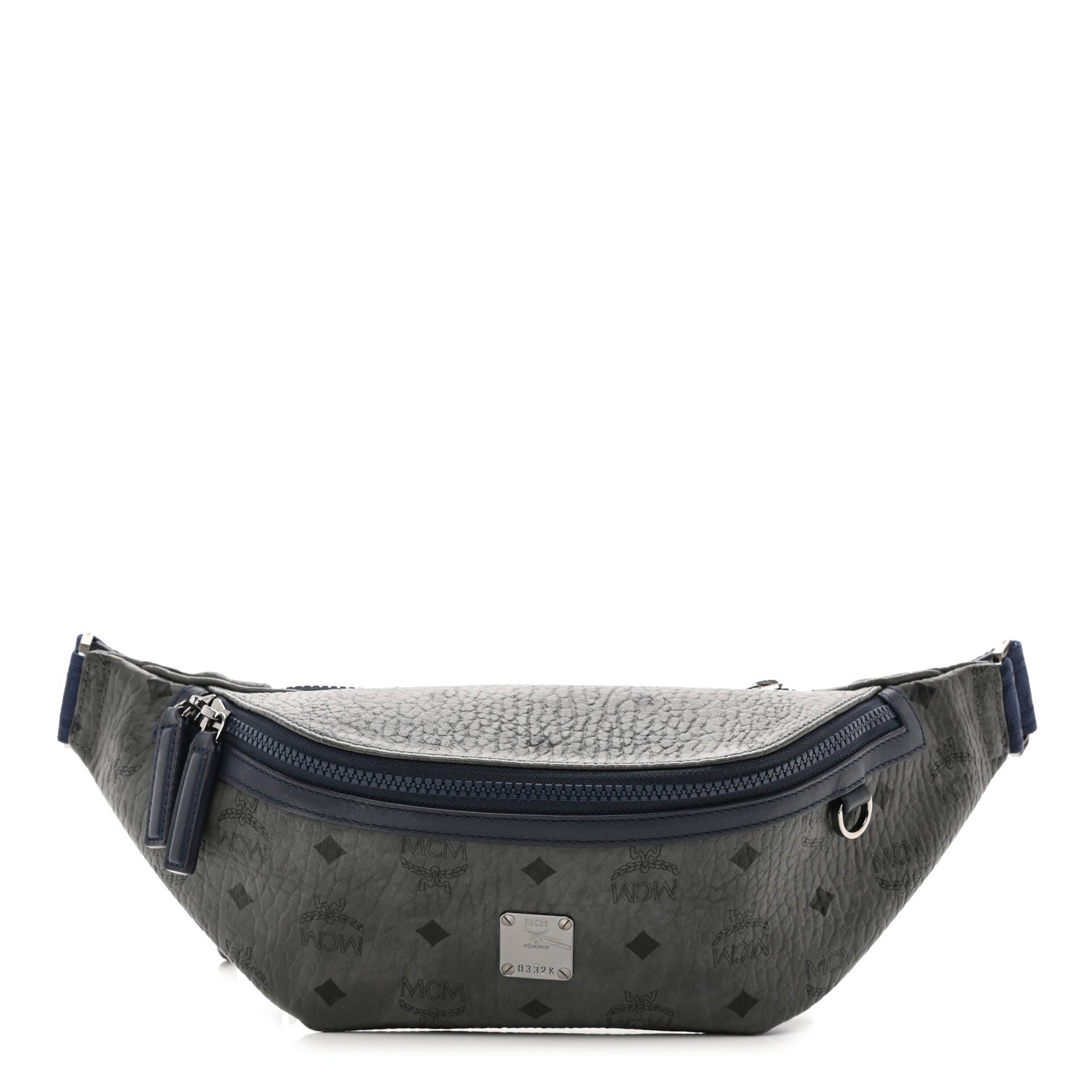 MCM Visetos Medium Belt Bag Phantom Grey 1 of 11