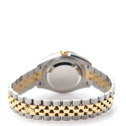 Rolex Stainless Steel 18K Yellow Gold Diamond 28mm Oyster Perpetual Datejust Watch Silver 279383 5 of 7
