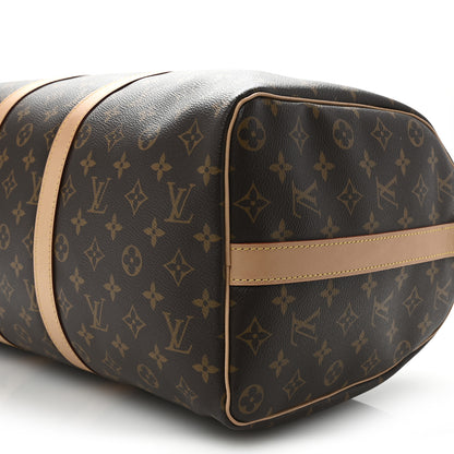 Louis Vuitton Monogram Keepall Bandouliere 45 9 of 12