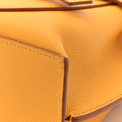 Loewe Calfskin Mini Gate Tote Mustard Yellow 13 of 15