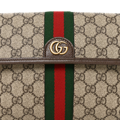 Gucci GG Supreme Monogram Web Small Ophidia Belt Bag Brown 7 of 9