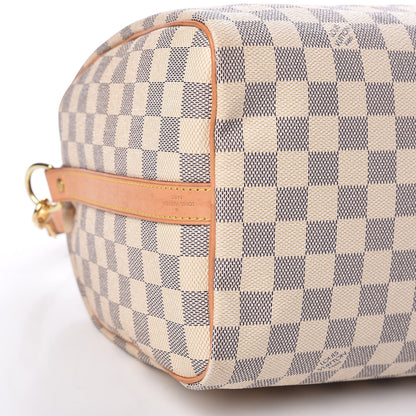 Louis Vuitton Damier Azur Speedy Bandouliere 30 9 of 18