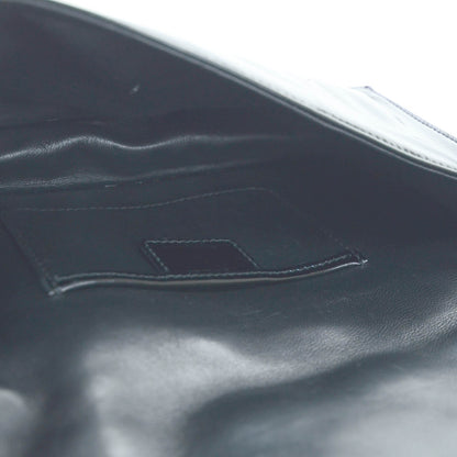 Christian Dior Patent Cannage Evening Clutch Bag Black 8 of 11