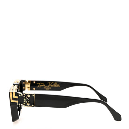 Louis Vuitton Acetate 1.1 Millionaires Sunglasses Z1165E Black 3 of 10