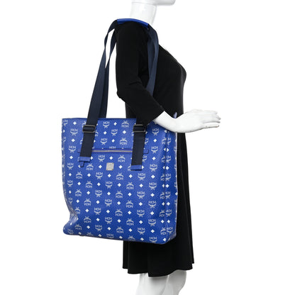MCM Visetos Klassik Tote Blue 2 of 13