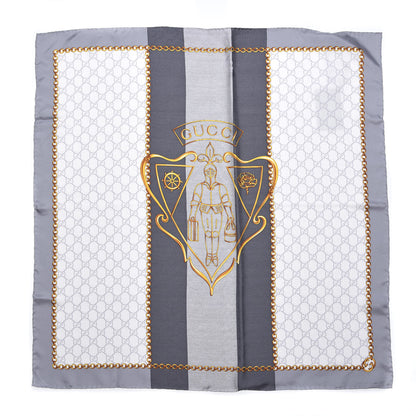 Gucci Silk Hysteria Scarf Grey 1 of 4